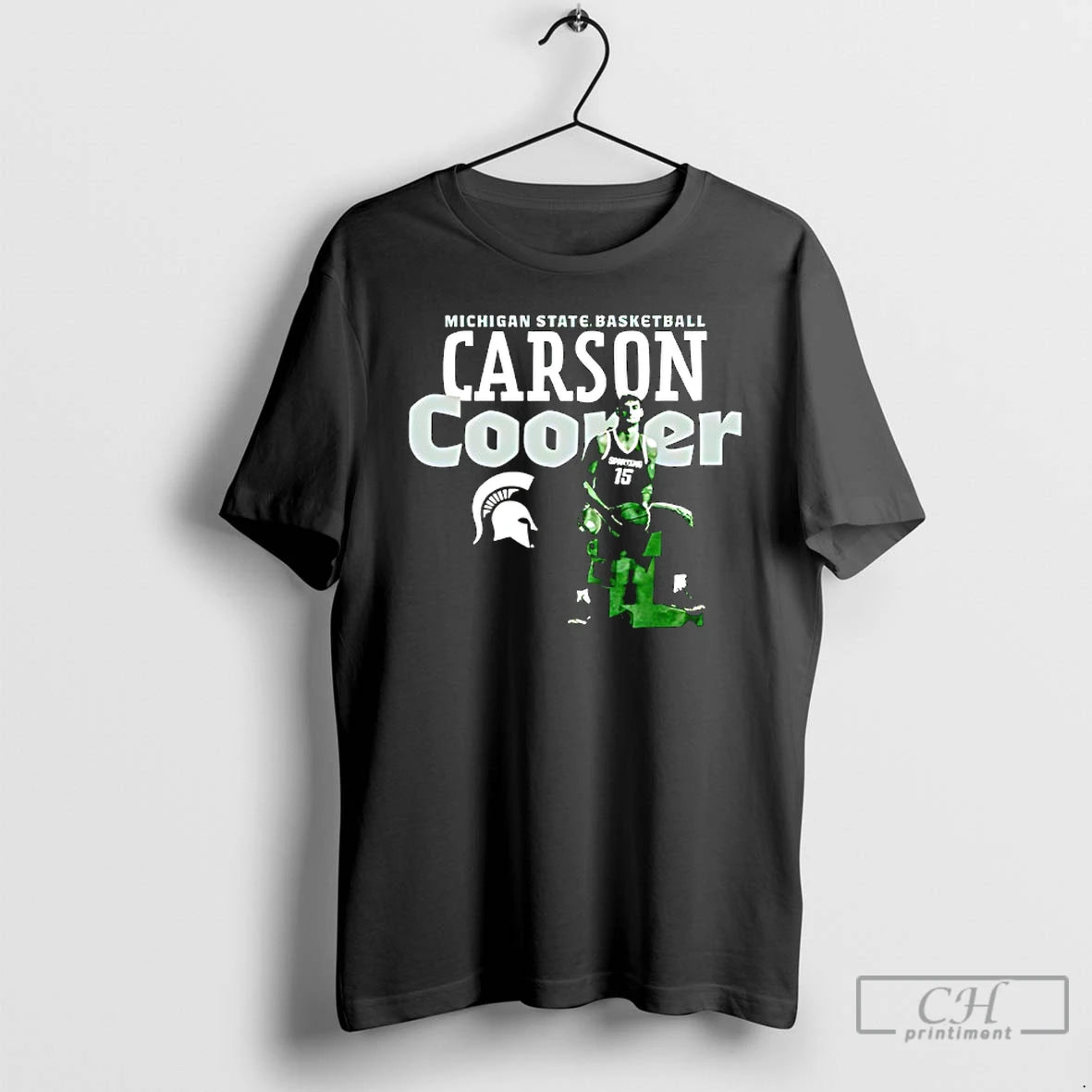 Premium Michigan State Basketball Carson Coomer Graphic T-Shirts, Hoodie, Sweatshirt | AU01DripNestTees.com