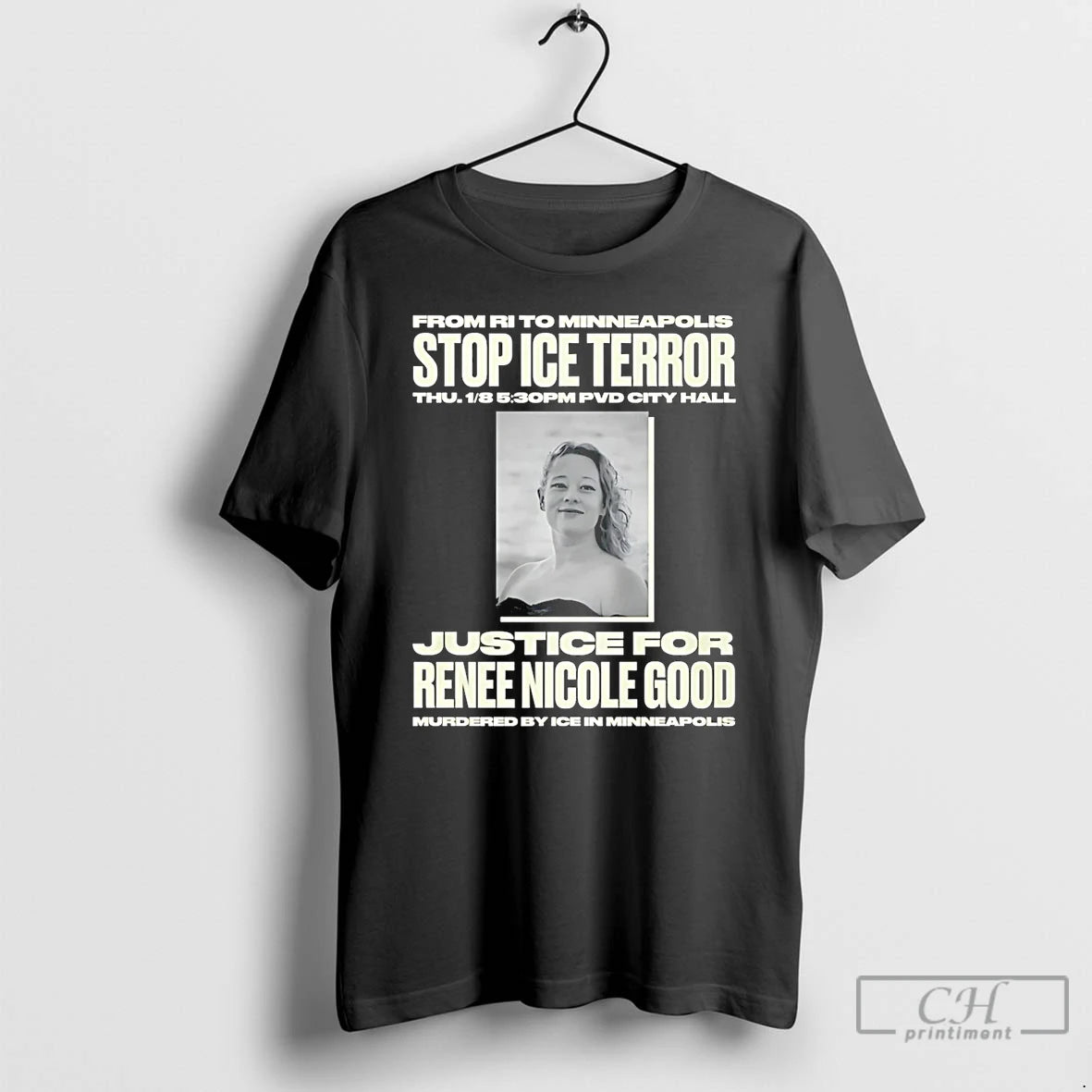 Premium Minneapolis Stop Terror Justice For Renee Nicole Good T-Shirts, Hoodie, Sweatshirt | AU01DripNestTees.com
