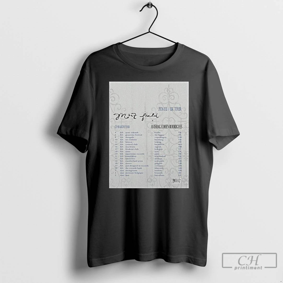 Premium Mint Field Eu Uk Tour 2026 T-Shirts, Hoodie, Sweatshirt | AU01DripNestTees.com