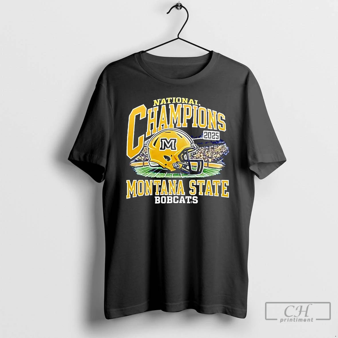 Premium Montana State Football Division I Football National Champions 2025 Helmet T-Shirts, Hoodie, Sweatshirt