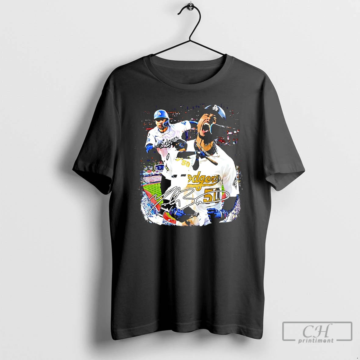 Premium Mookie Betts Los Angeles Dodgers Signature Player Collage 2026 T-Shirts, Hoodie, Sweatshirt | AU01DripNestTees.com