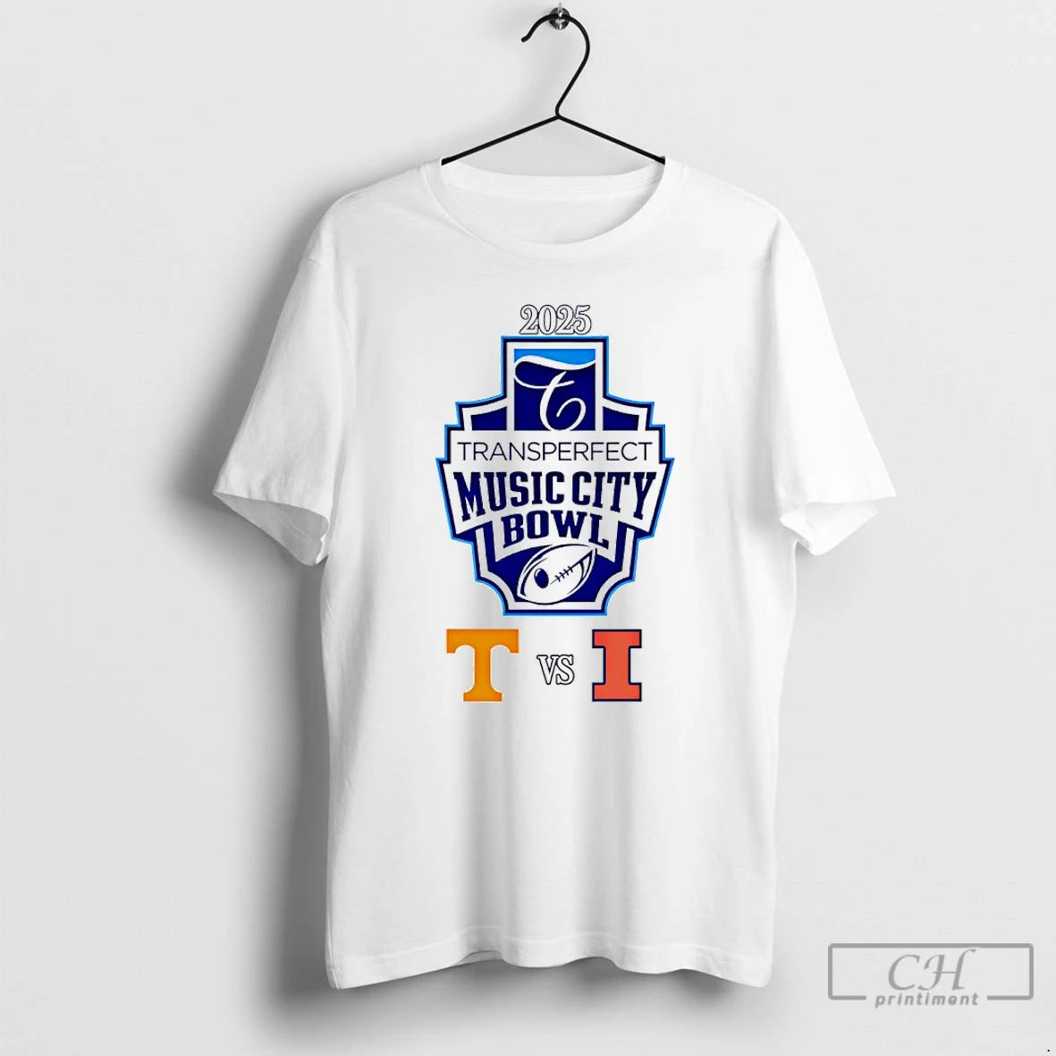 Premium Music City Bowl 2025 Tennessee Vs Illinois T-Shirts, Hoodie, Sweatshirt | AU01DripNestTees.com