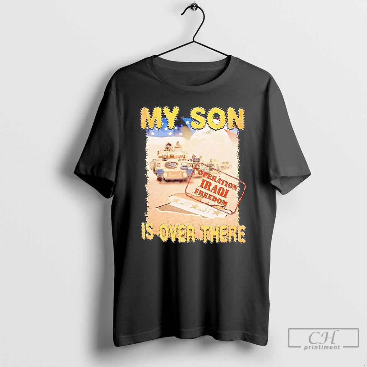 Premium My Son Is Over There Operation Iraqi Freedom T-Shirts, Hoodie, Sweatshirt | AU01DripNestTees.com
