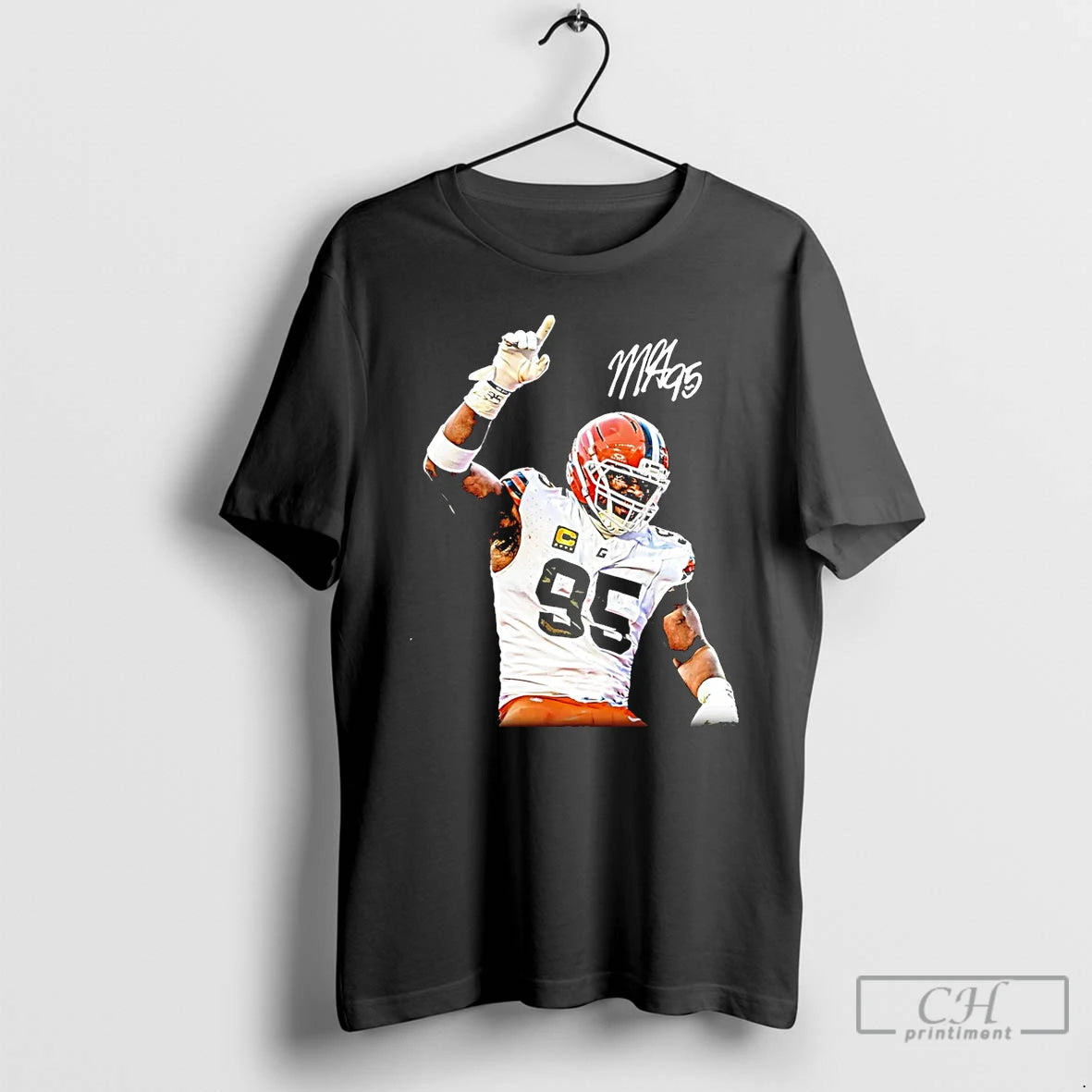 Premium Myles Garrett Cleveland Browns Sack King Signature T-Shirts, Hoodie, Sweatshirt | AU01DripNestTees.com