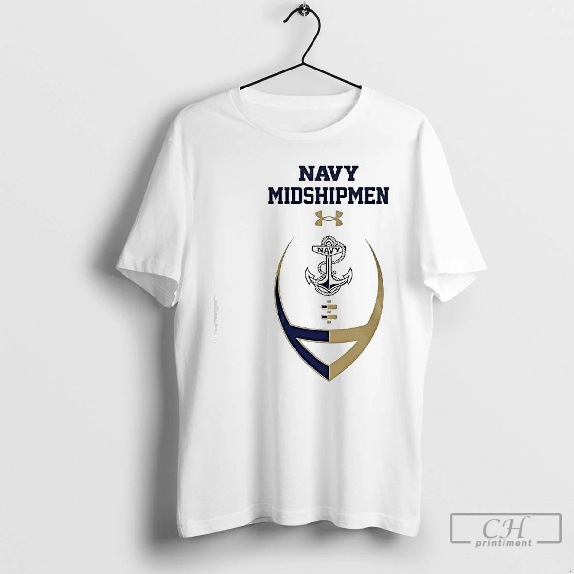 Premium Navy Midshipmen Game Logo T-Shirts, Hoodie, Sweatshirt | AU01DripNestTees.com