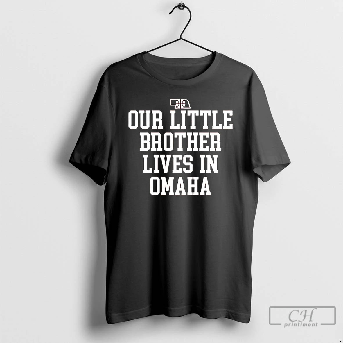 Premium Nebraska Rivalry Our Little Brother Lives In Omaha T-Shirts, Hoodie, Sweatshirt | AU01DripNestTees.com