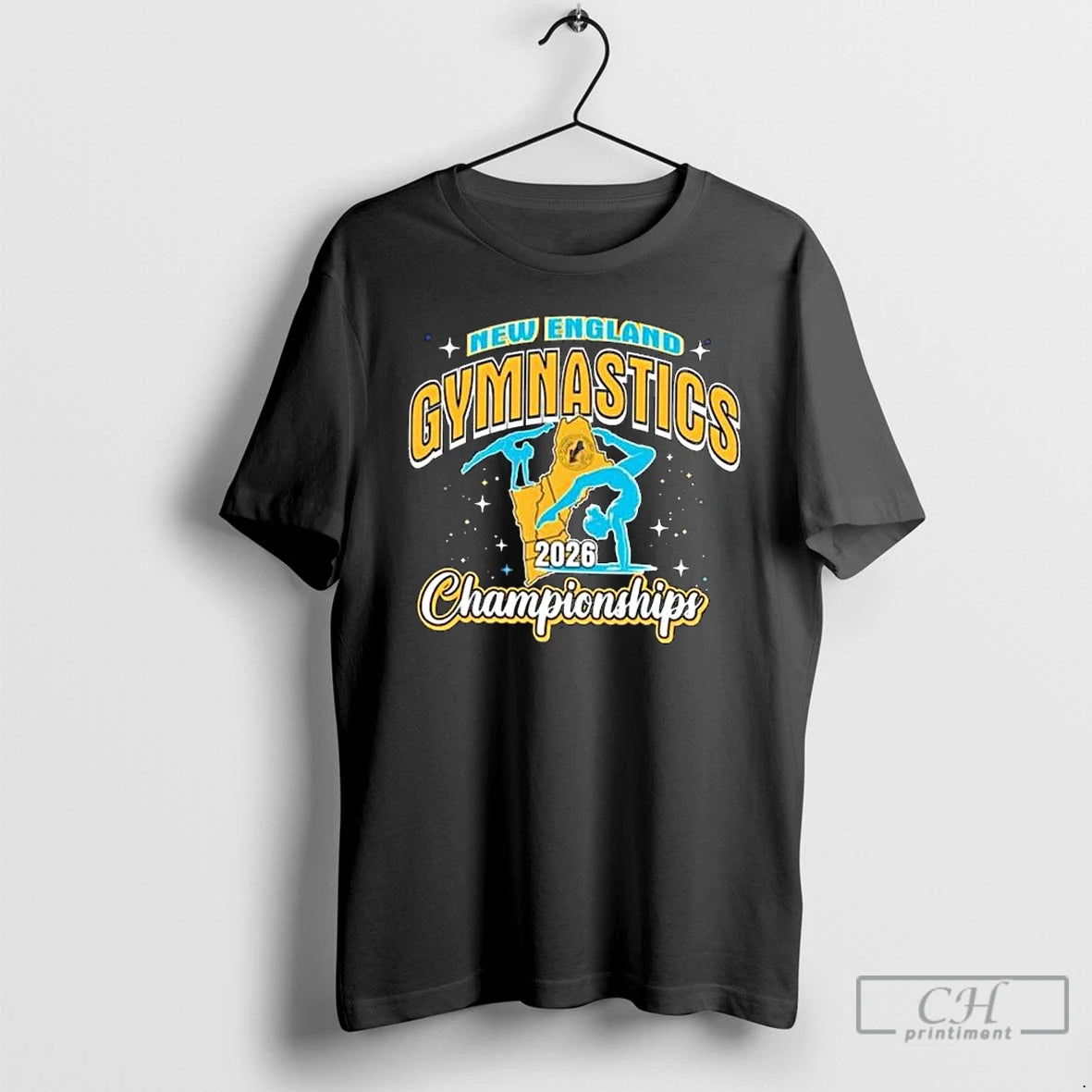 Premium New England Necsspa Gymnastics Championships 2026 Logo T-Shirts, Hoodie, Sweatshirt | AU01DripNestTees.com