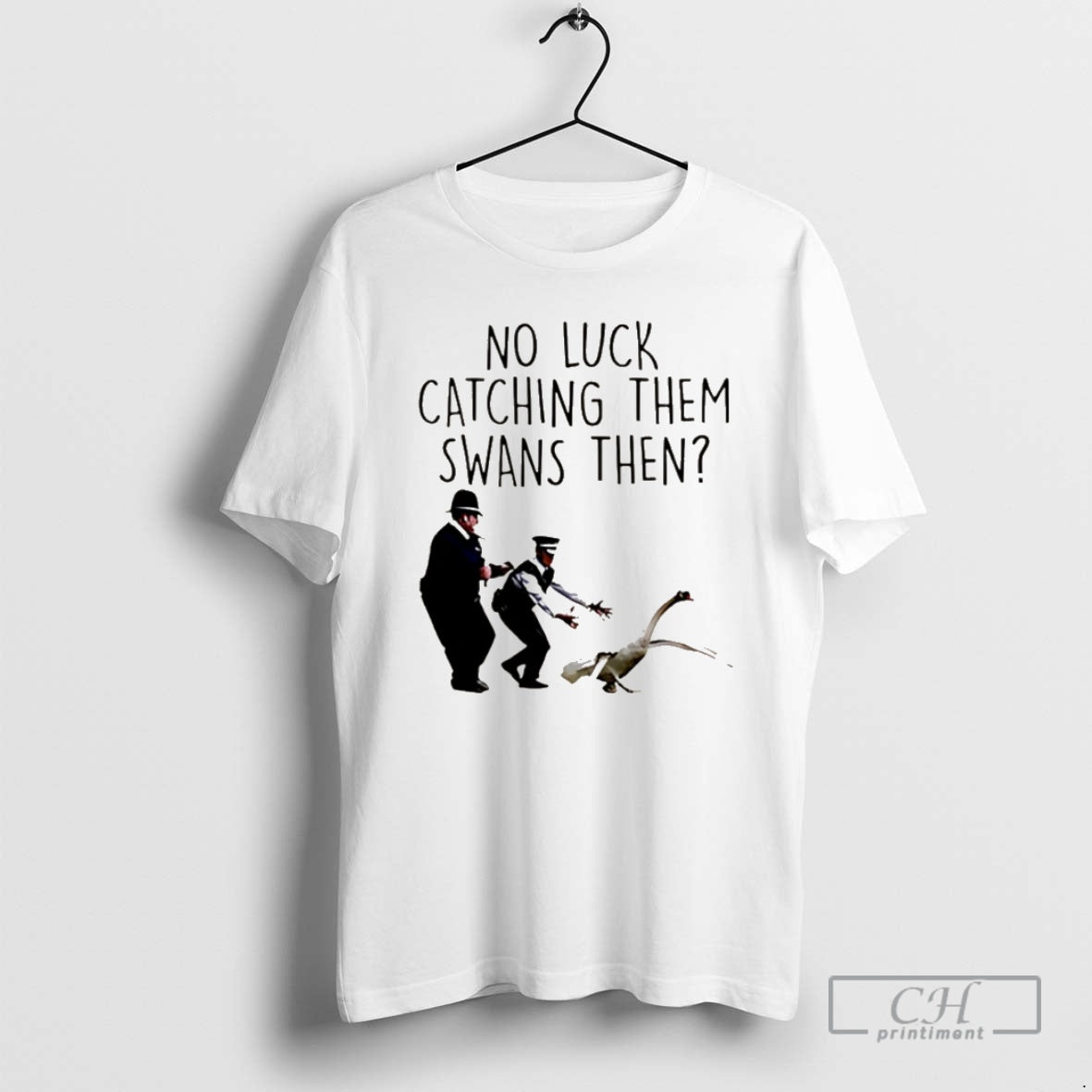 Premium No Luck Catching Them Swans Cornetto Trilogy Christmas Shirt Sweater Hoodie, Sweatshirt | AU01DripNestTees.com