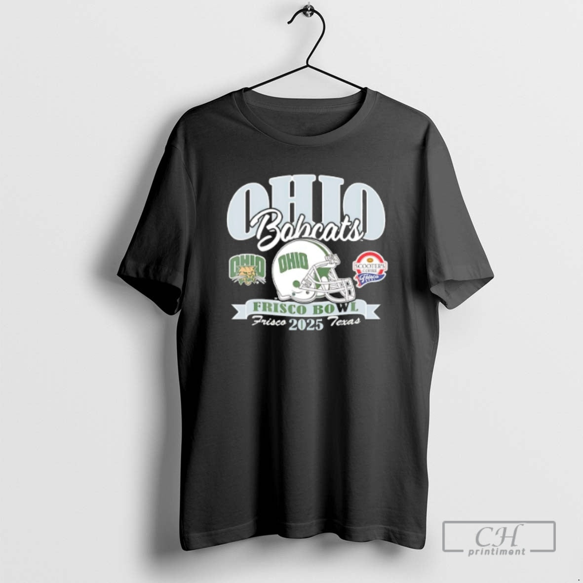 Premium Ohio Bobcats Football 2025 Scooters Coffee Frisco Bowl Shirt Sweater Hoodie, Sweatshirt | AU01DripNestTees.com