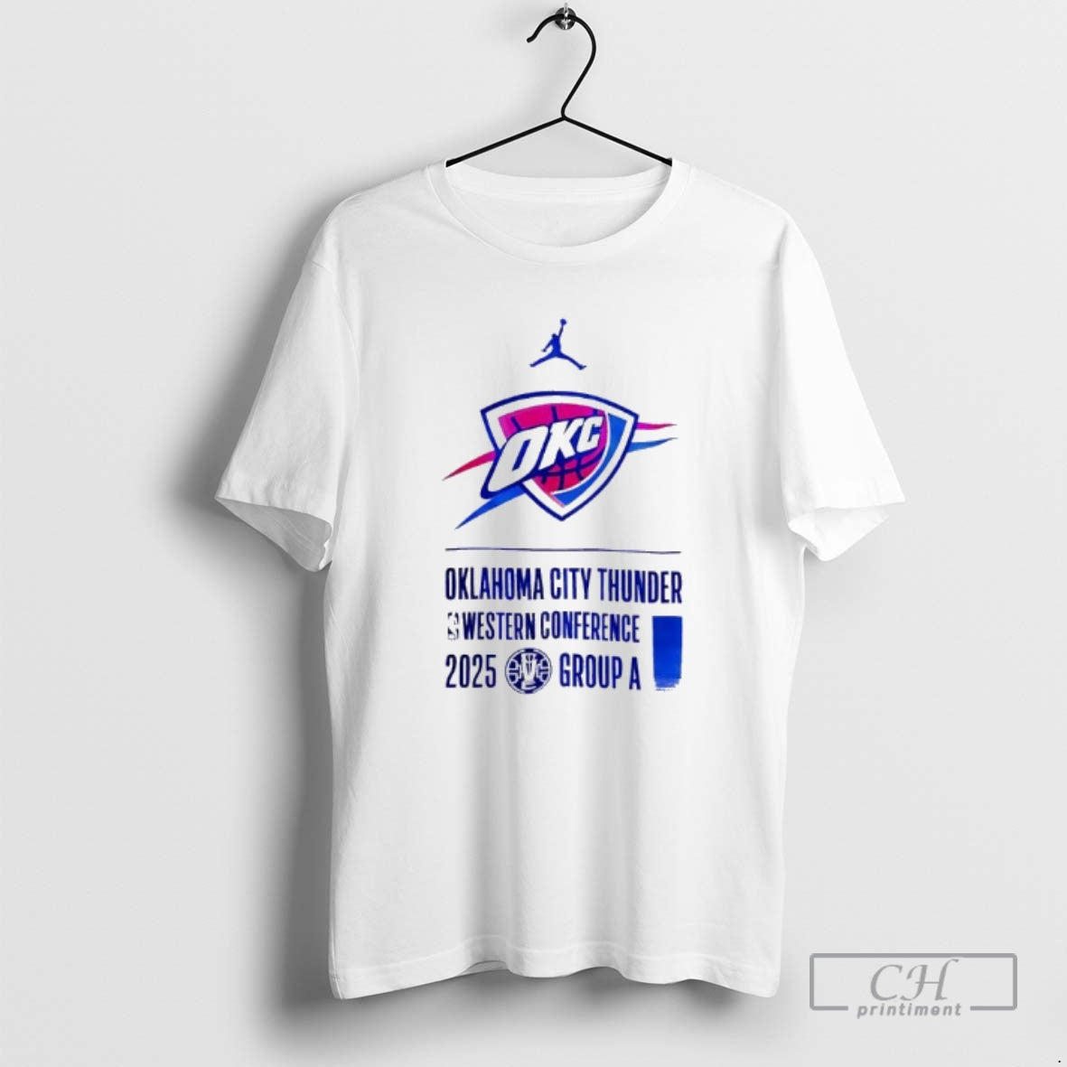 Premium Oklahoma City Thunder Western Conference 2025 Group A Jersey Shirt Sweater Hoodie, Sweatshirt | AU01DripNestTees.com
