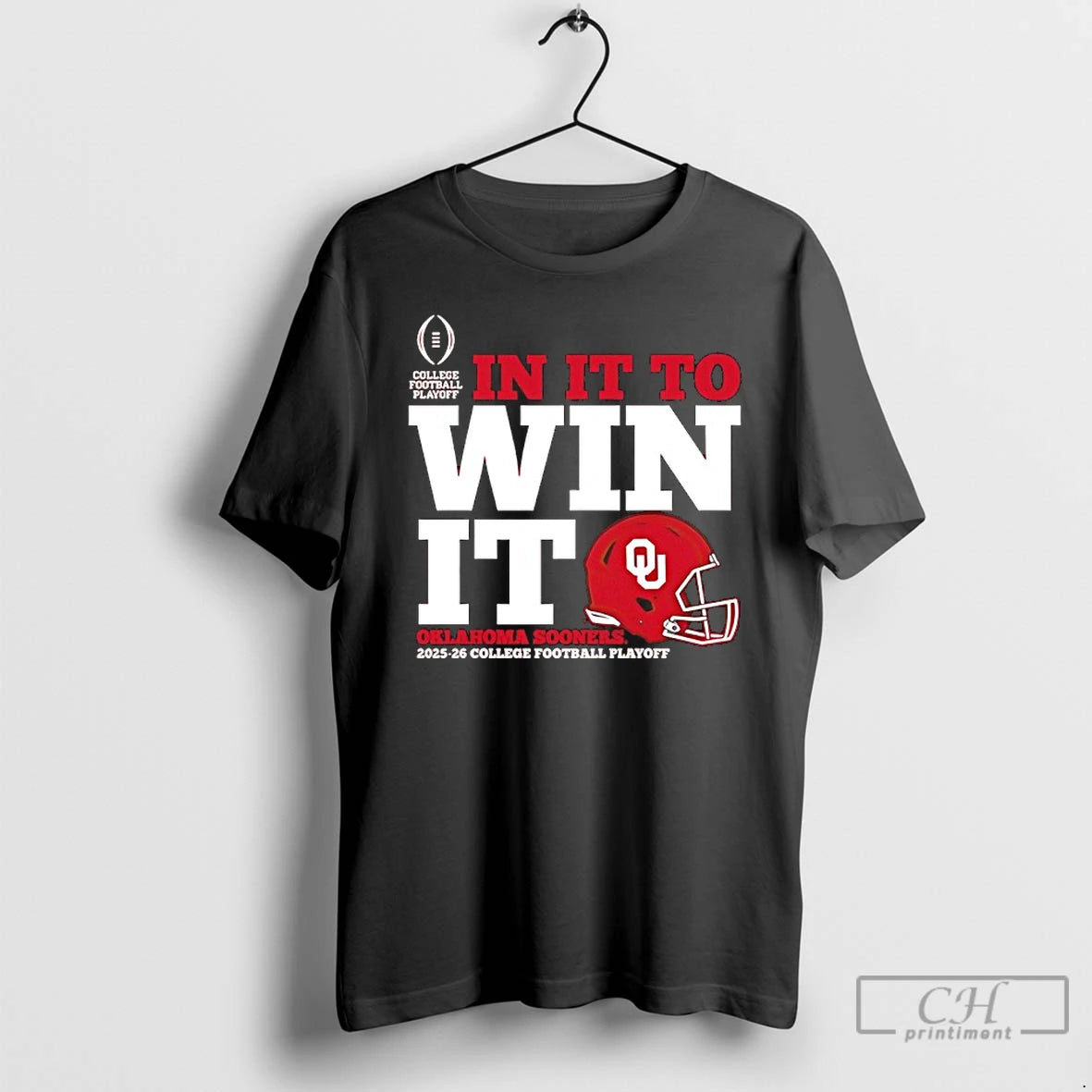 Premium Oklahoma Sooners 2025 College Football Playoff Bound In It To Win It T Shirts Hoodie, Sweatshirt