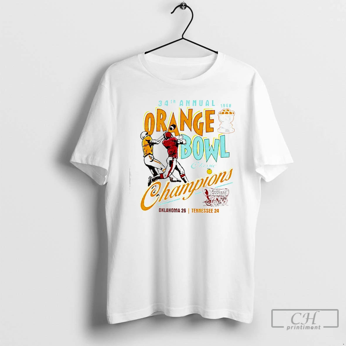 Premium Oklahoma Sooners Orange Bowl History 34th Annual Classic T-Shirts, Hoodie, Sweatshirt | AU01DripNestTees.com