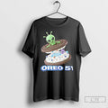 Premium Oreo 51 Alien Cookie Area 51 And Ufo Fan T-Shirts, Hoodie, Sweatshirt | AU01DripNestTees.com