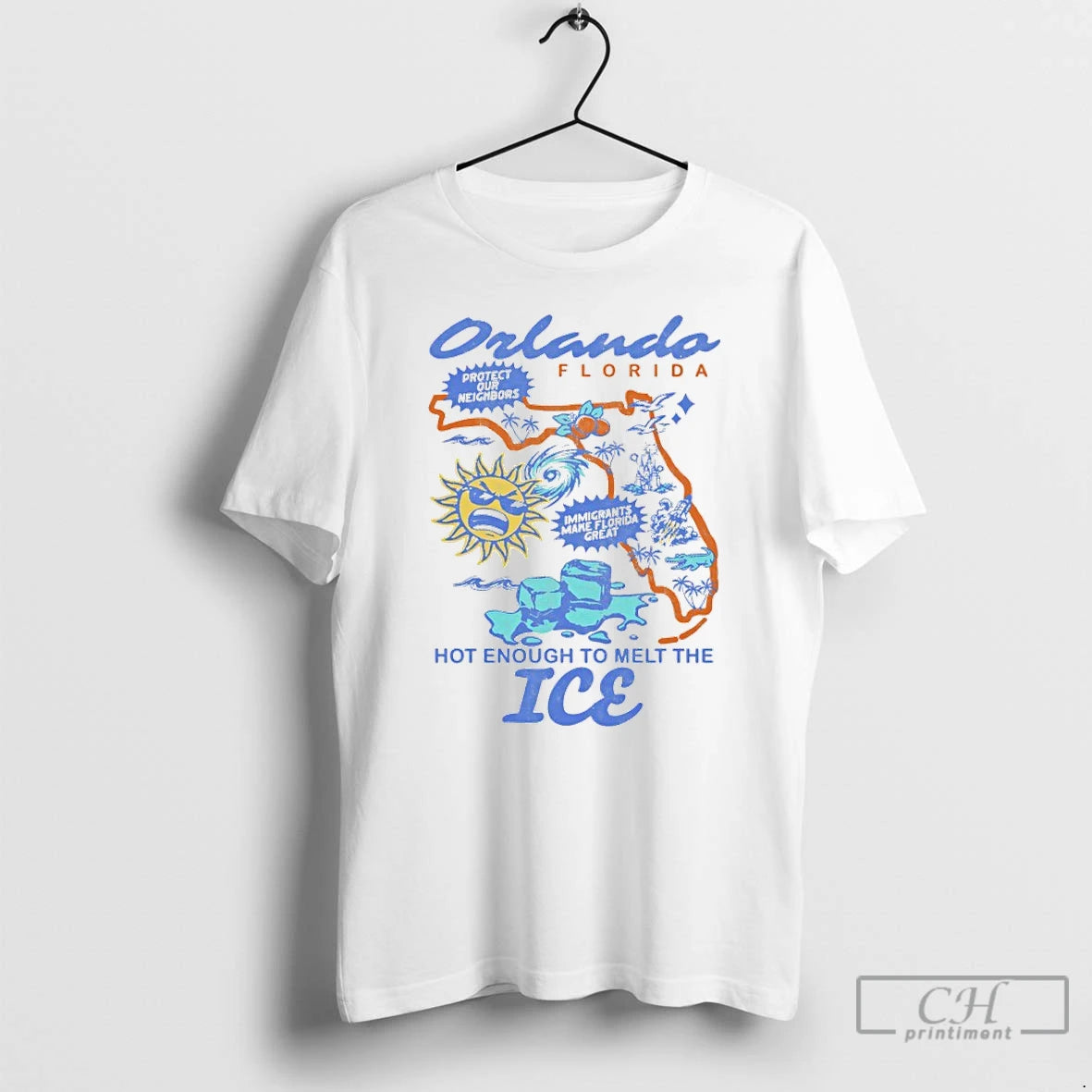 Premium Orlando Florida Lost Bros Hot Enough To Melt The Ice T-Shirts, Hoodie, Sweatshirt | AU01DripNestTees.com