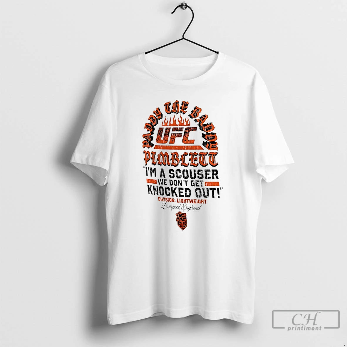 Premium Paddy Pimblett Ufc Im A Scouser We Dont Get Knocked Out T Shirts Sweater Hoodie, Sweatshirt | AU01DripNestTees.com