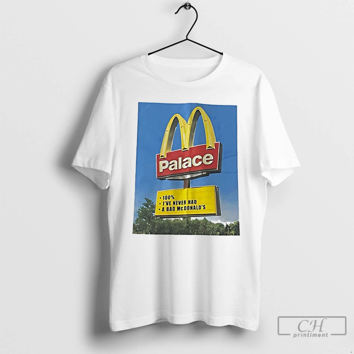 Premium Palace 100 Ive Never Had A Bad Mcdonalds Logo T-Shirts, Hoodie, Sweatshirt | AU01DripNestTees.com
