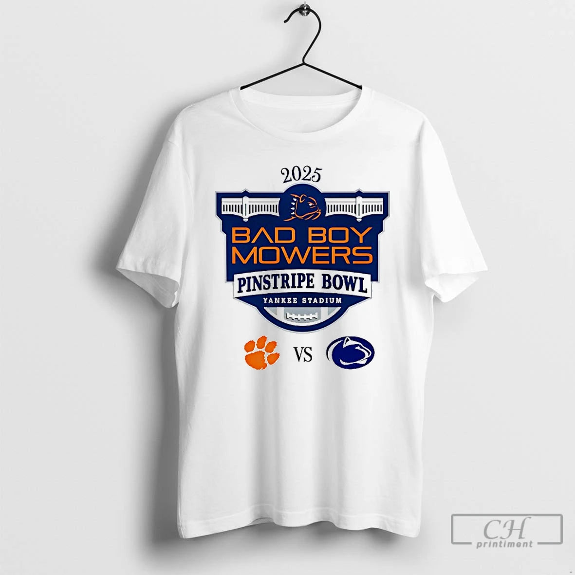 Premium Pinstripe Bowl 2025 Penn State Vs Clemson T-Shirts, Hoodie, Sweatshirt | AU01DripNestTees.com