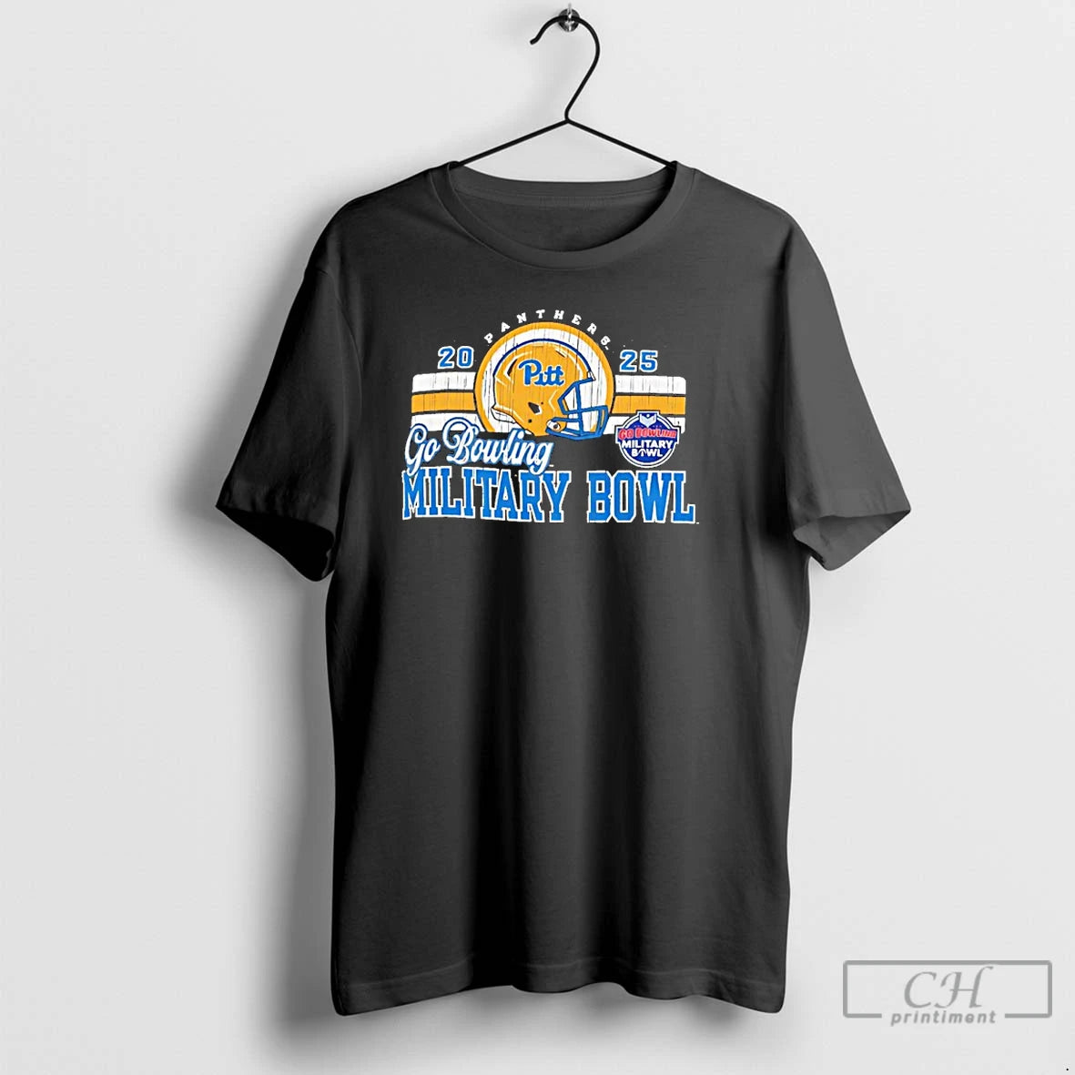 Premium Pittsburgh Pitt Football 2025 Military Bowl Go Bowling T-Shirts, Hoodie, Sweatshirt | AU01DripNestTees.com