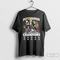 Premium Pittsburgh Beat Baltimore Won The 2025 Afc North Division 10x Champions Mascot T Shirts Hoodie, Sweatshirt
