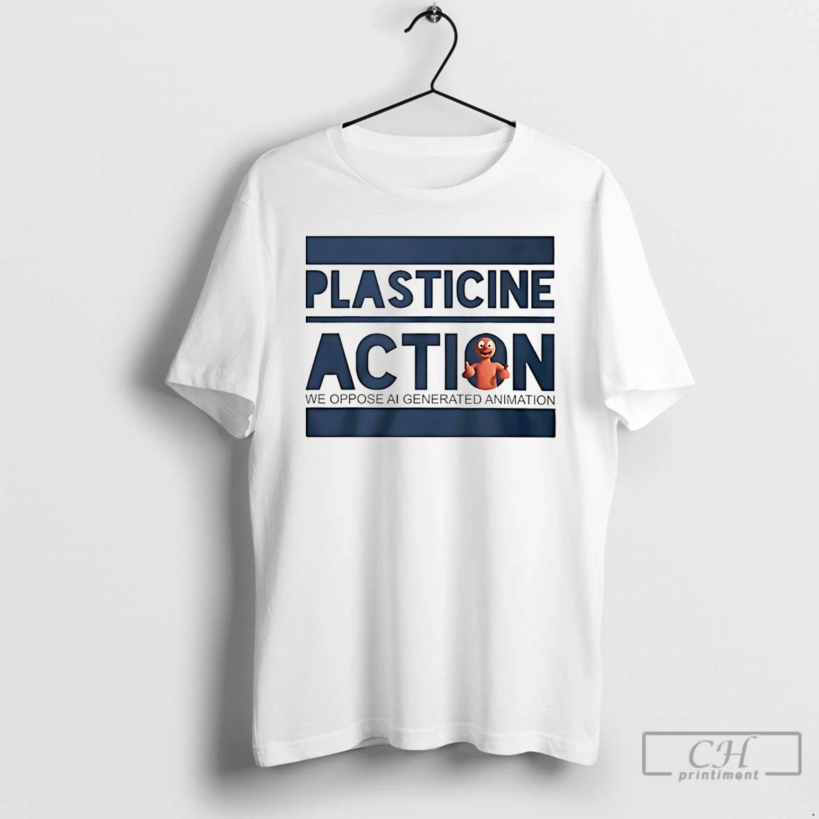 Premium Plasticine Action We Oppose Ai Generated Animation T-Shirts, Hoodie, Sweatshirt | AU01DripNestTees.com