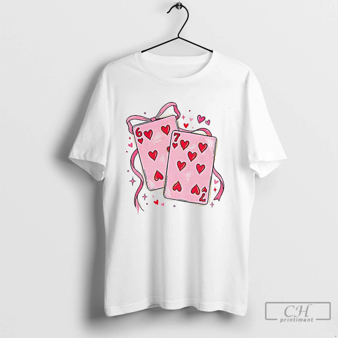 Premium Playing Cards Valentine 6 7 T-Shirts, Hoodie, Sweatshirt | AU01DripNestTees.com