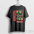 Premium Quinn Hughes Minnesota Vintage Card Signature T-Shirts, Hoodie, Sweatshirt | AU01DripNestTees.com
