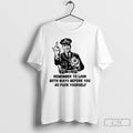 Premium Remember To Look Both Ways Before You Go Fuck Yourself Middle Finger T Shirts Hoodie, Sweatshirt