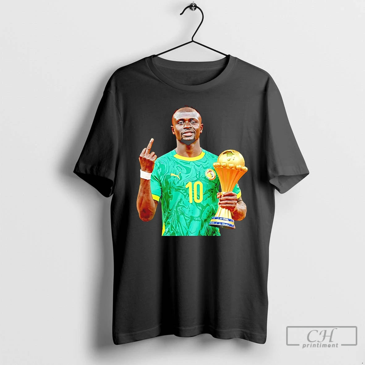 Premium Sadio Mane Senegal 2026 Champions Middle Finger Trophy T-Shirts, Hoodie, Sweatshirt | AU01DripNestTees.com