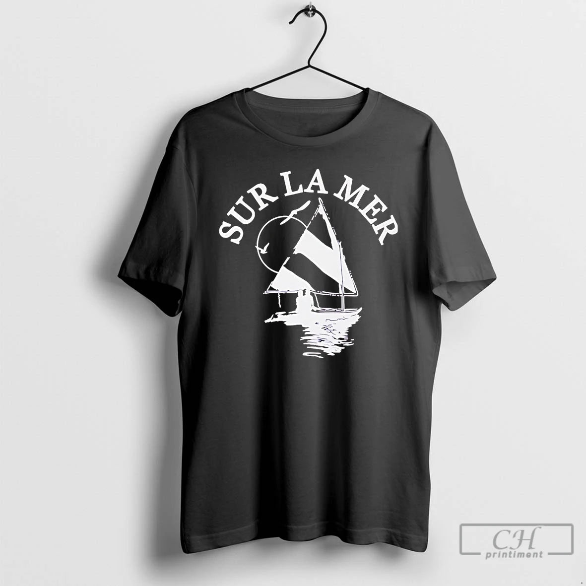 Premium Sailboat Sur La Mer T-Shirts, Hoodie, Sweatshirt | AU01DripNestTees.com