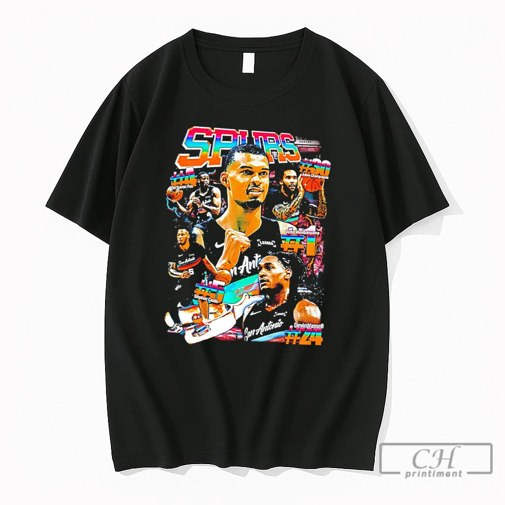 Premium San Antonio Spurs Team Member Vintage Tee