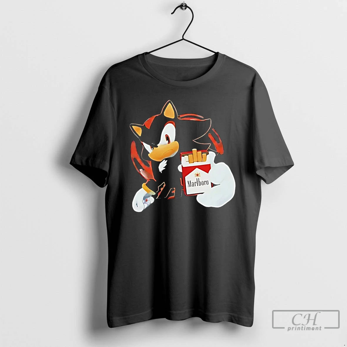 Premium Shadow The Hedgehog Marlboro Red Cartoon T-Shirts, Hoodie, Sweatshirt | AU01DripNestTees.com