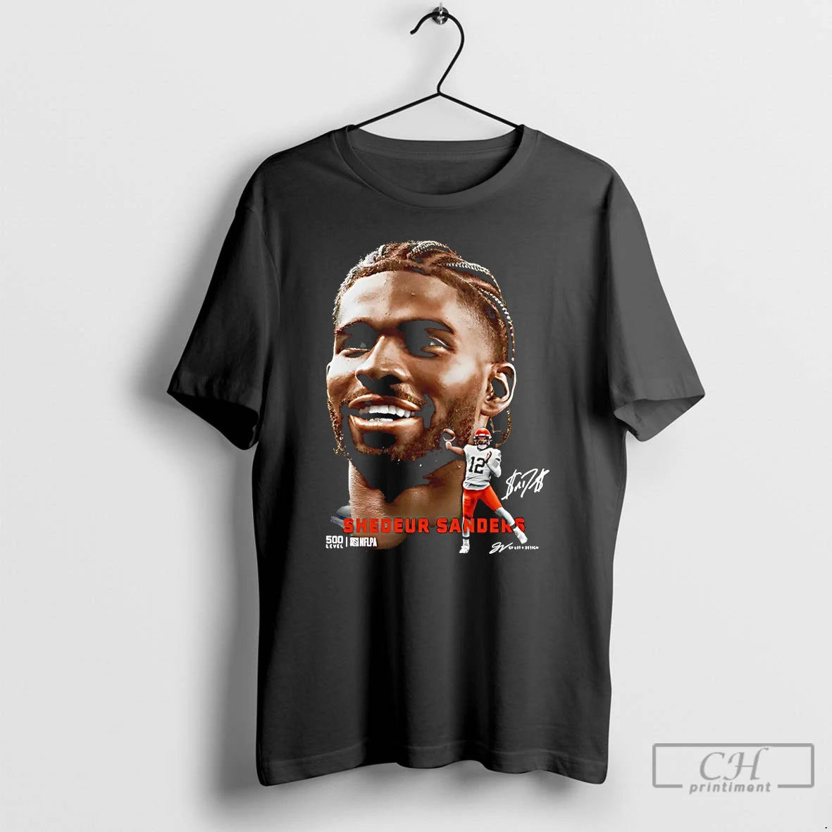 Premium Shedeur Sanders Cleveland Dual Signature T-Shirts, Hoodie, Sweatshirt | AU01DripNestTees.com