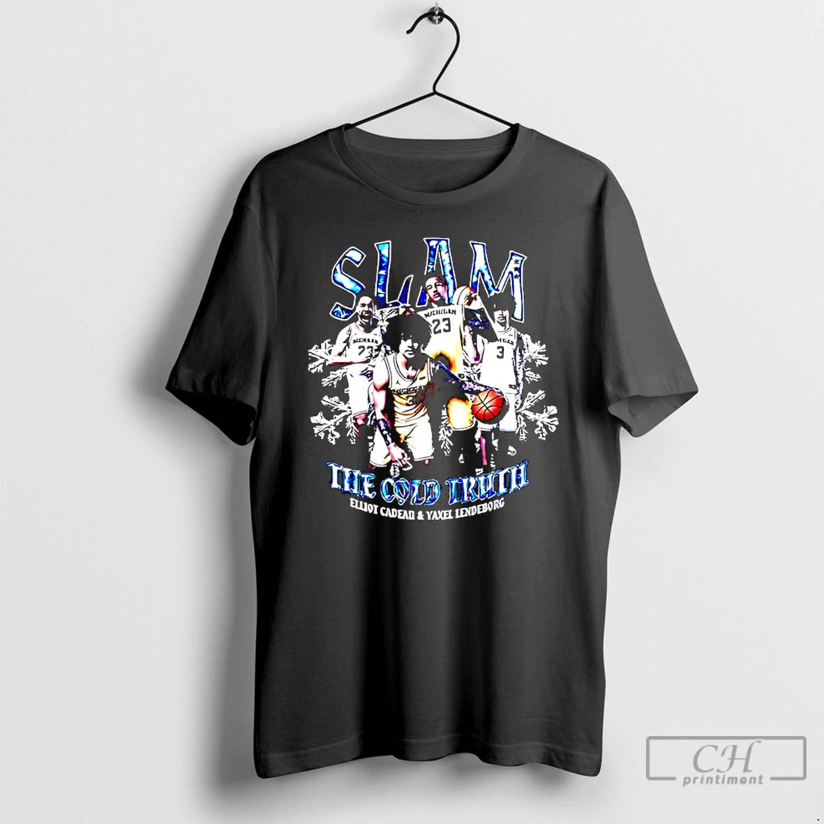 Premium Slam The Cold Truth Elliot Cadeau Yaxel Lendeborg Michigan Jersey T-Shirts, Hoodie, Sweatshirt | AU01DripNestTees.com