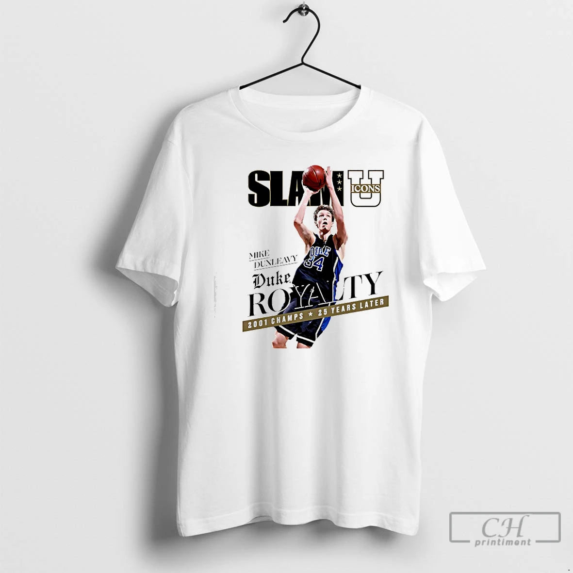 Premium Slam U Icons Mike Dunleavy Team Duke Royalty 2001 Champs 25 Years Later T-Shirts, Hoodie, Sweatshirt