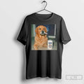 Premium Smoking Golden Retriever Funny Dog Meme T-Shirts, Hoodie, Sweatshirt | AU01DripNestTees.com