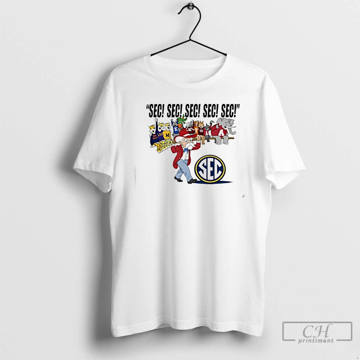 Premium Southeastern Conference Sec Sec Sec Sec Sec Mascots Logo T-Shirts, Hoodie, Sweatshirt | AU01DripNestTees.com