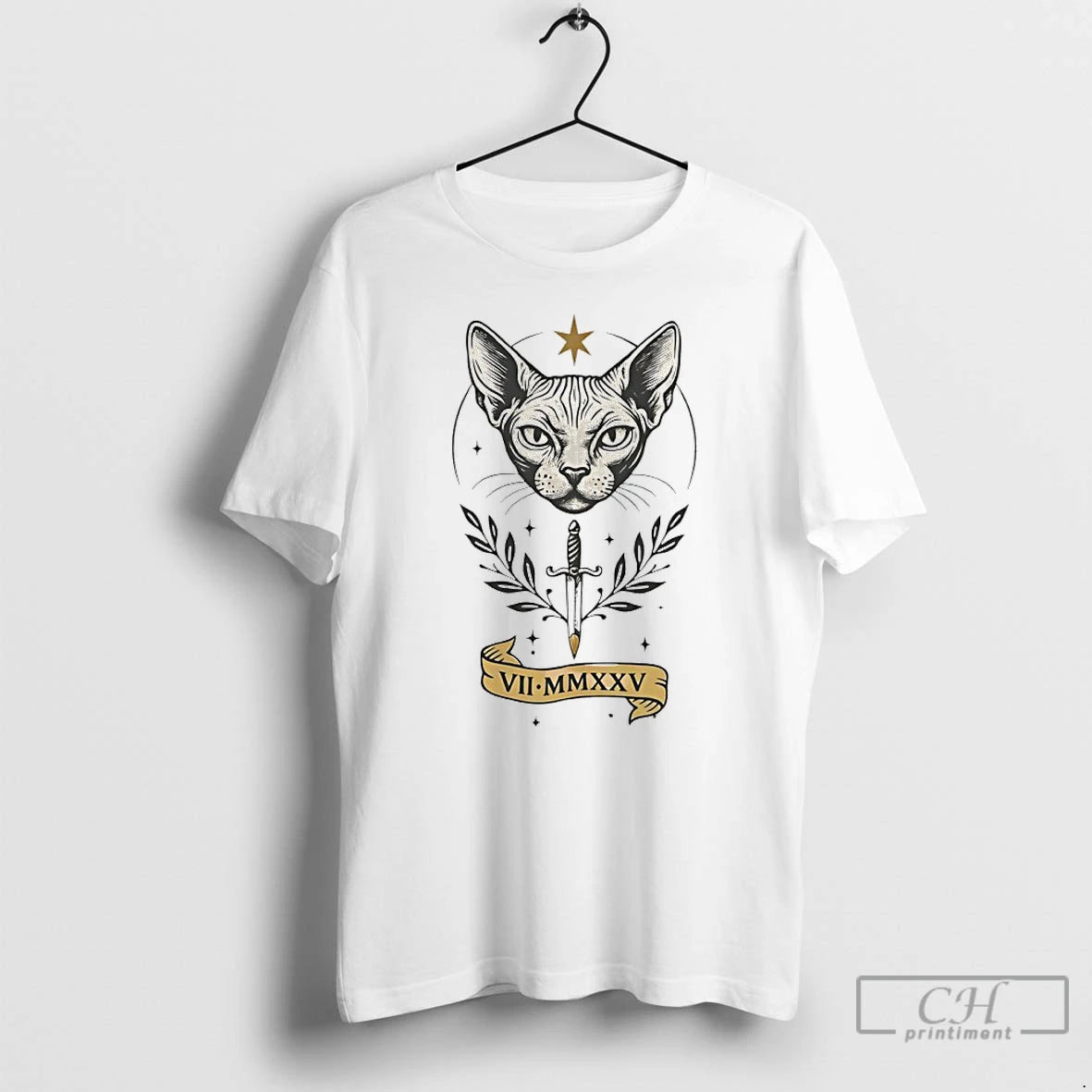 Premium Sphynx Cat Tarot Graphic T-Shirts, Hoodie, Sweatshirt | AU01DripNestTees.com