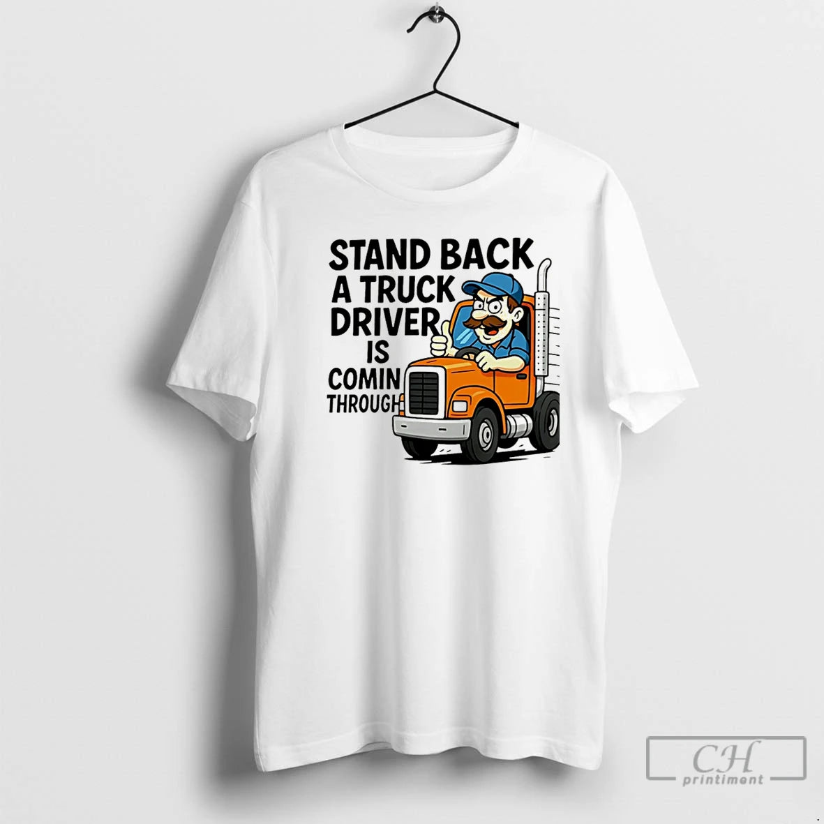 Premium Stand Back A Truck Driver Is Coming Through Christmas T-Shirts, Hoodie, Sweatshirt | AU01DripNestTees.com
