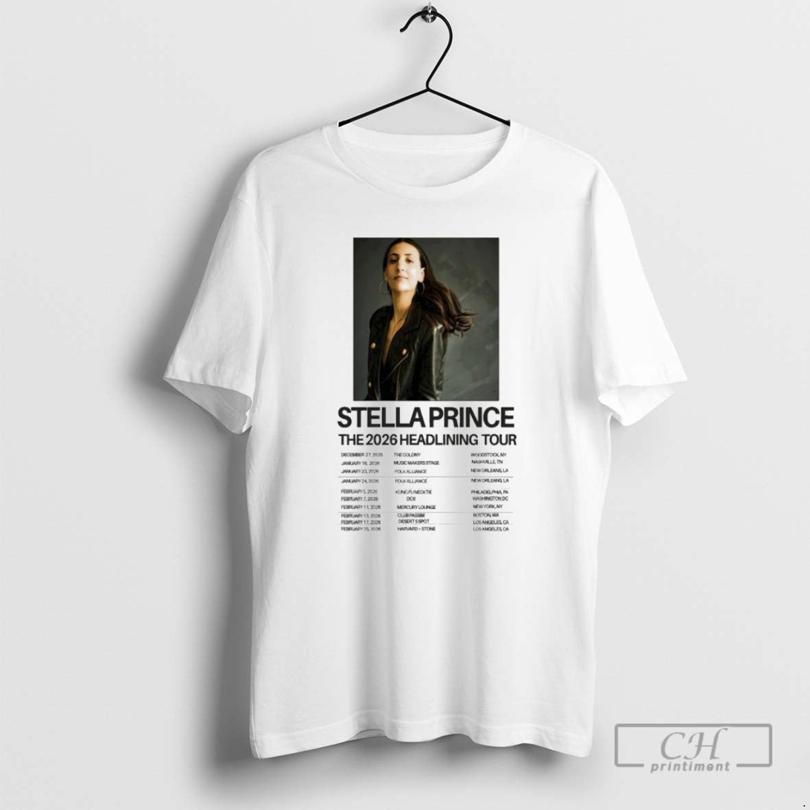 Premium Stella Prince The 2026 Headlining Tour Shirt Sweater Hoodie, Sweatshirt | AU01DripNestTees.com