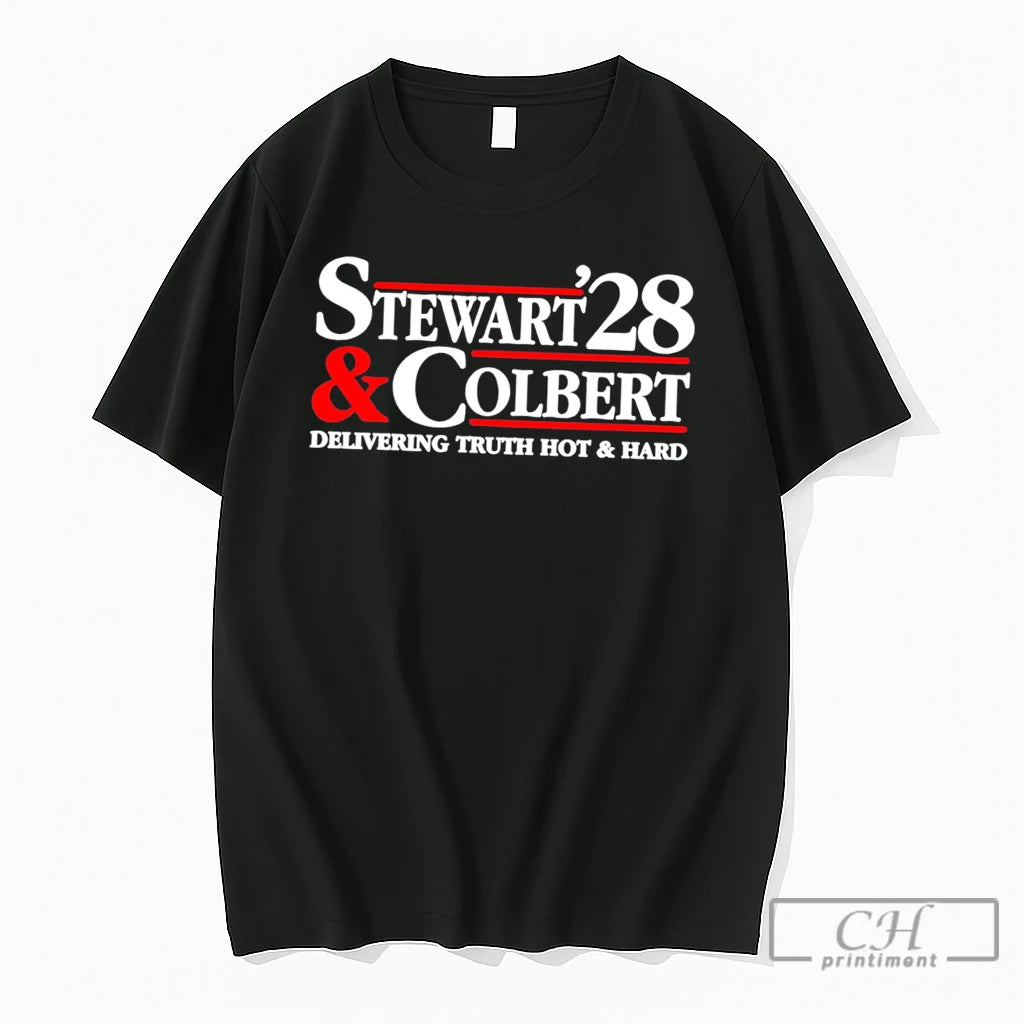 Premium Stewart Colbert 28 Delivering Truth Hot And Hard Tee