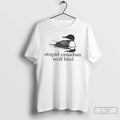 Premium Stupid Canadian Wolf Bird Hockey Romance Lgbt Hockey T-Shirts, Hoodie, Sweatshirt | AU01DripNestTees.com