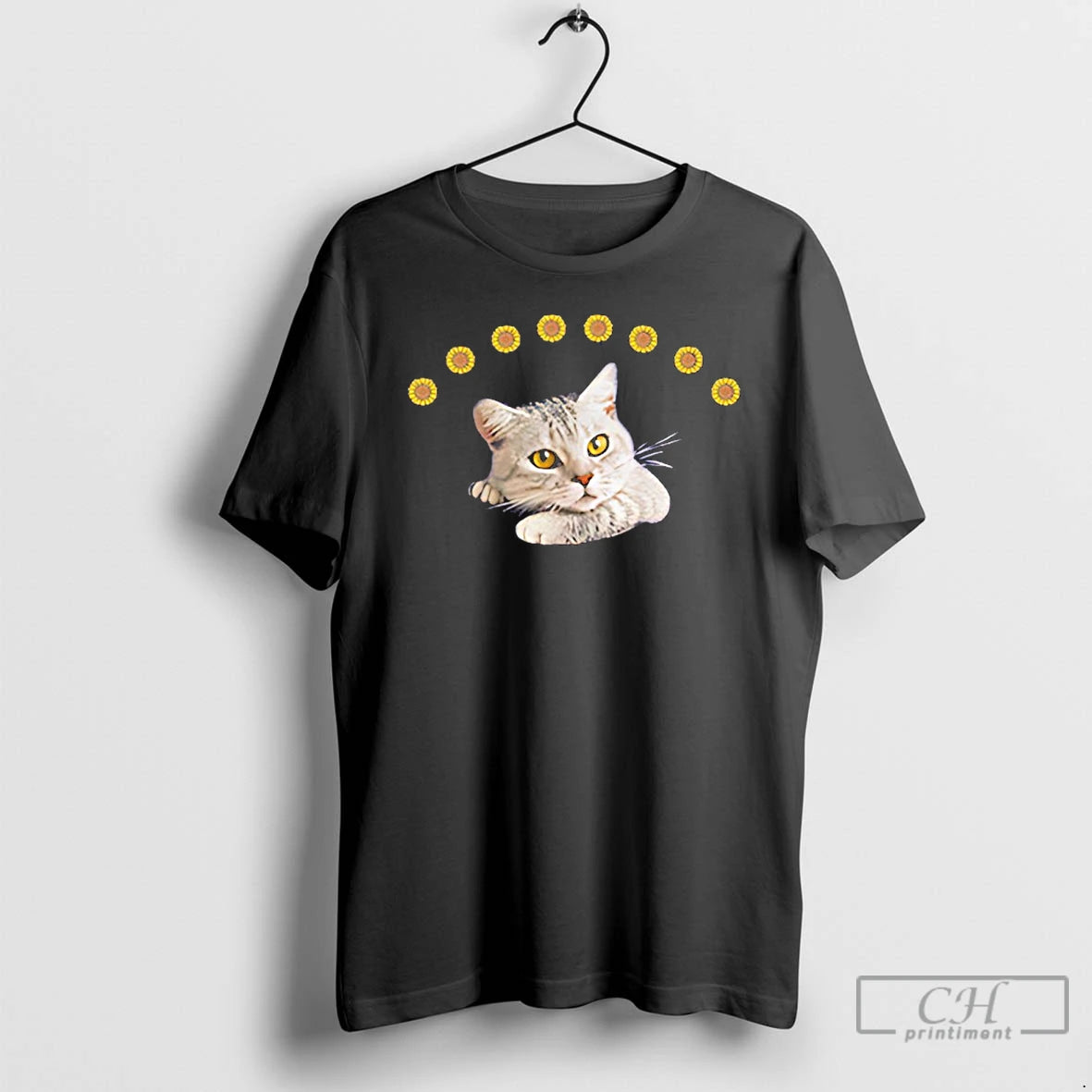 Premium Sunflower Cat Meme T-Shirts, Hoodie, Sweatshirt | AU01DripNestTees.com