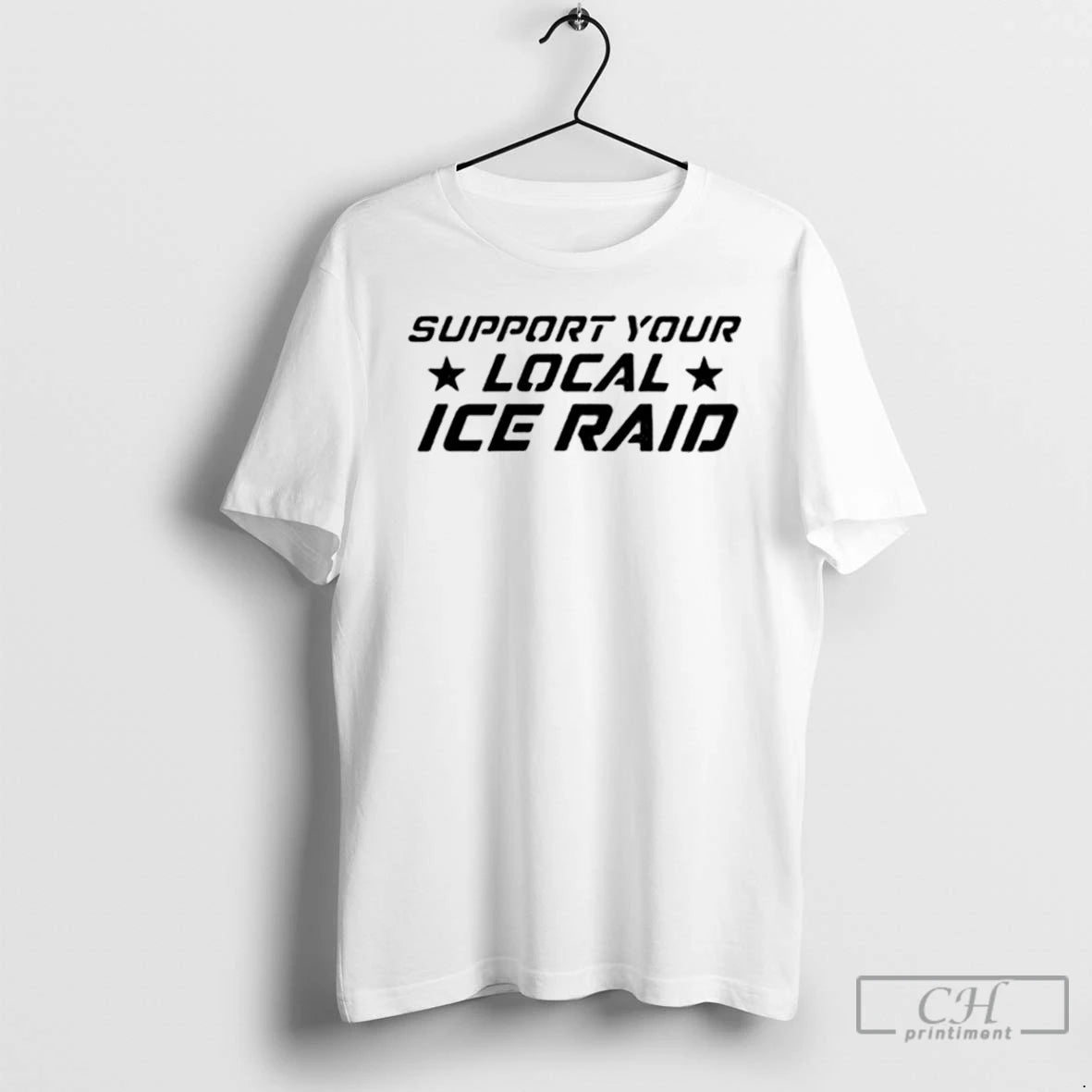 Premium Support Your Loal Ice Raid T-Shirts, Hoodie, Sweatshirt | AU01DripNestTees.com