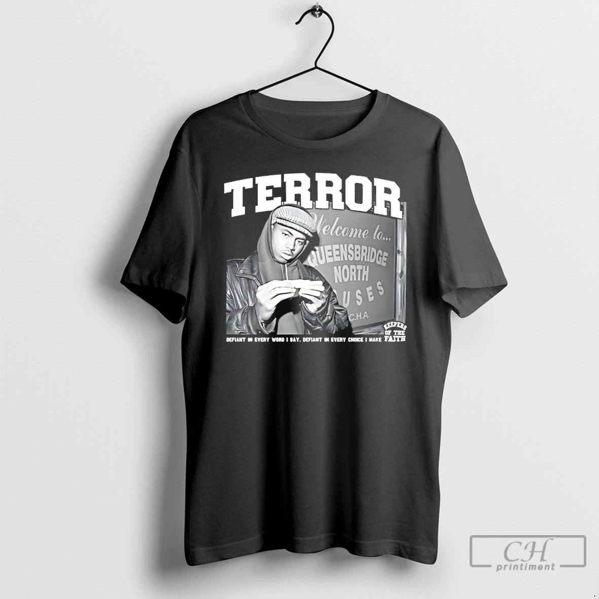 Premium Terror Keepers Of The Faith Defiant In Every Word I Say T Shirts Sweater Hoodie, Sweatshirt | AU01DripNestTees.com
