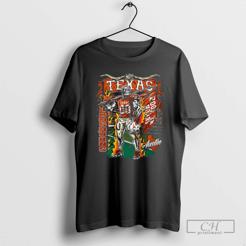 Premium Texas Longhorns Hook Em Horns Austin Art Double Graphic Shirt Sweater Hoodie, Sweatshirt | AU01DripNestTees.com