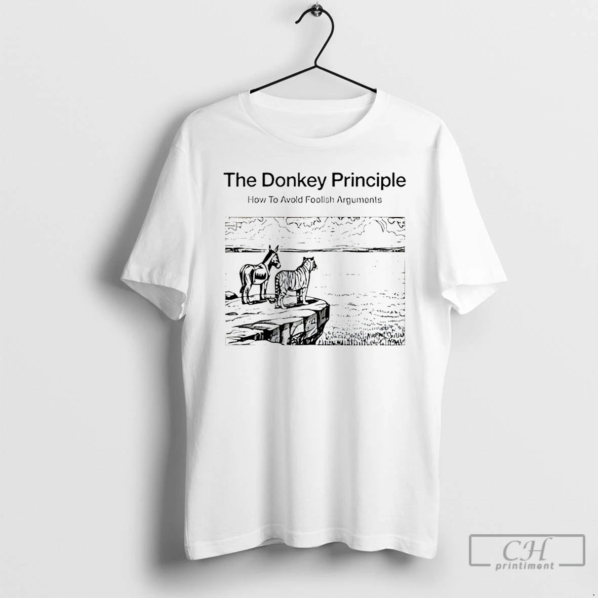 Premium The Donkey Principle How To Avoid Foolish Argument T-Shirts, Hoodie, Sweatshirt | AU01DripNestTees.com