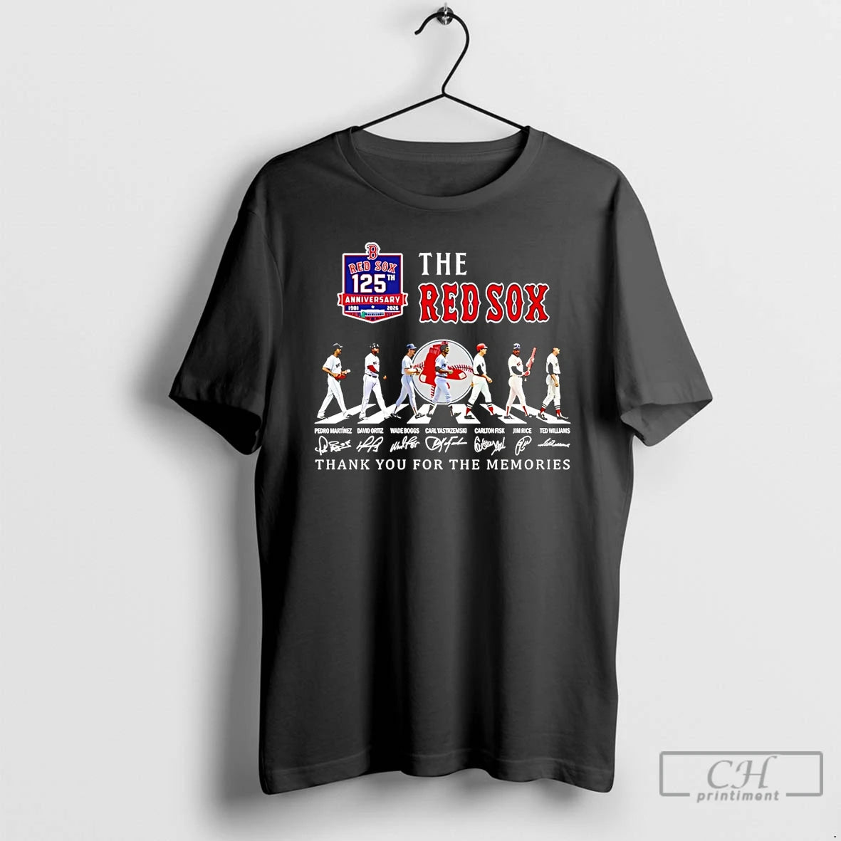 Premium The Red Sox 125th Anniversary 1901 2026 Thank You T-Shirts, Hoodie, Sweatshirt | AU01DripNestTees.com