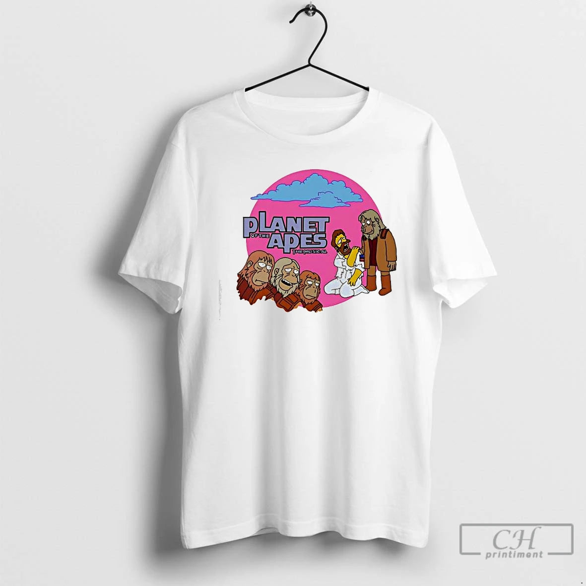 Premium The Simpsons Planet Of The Apes The Musical Graphic T-Shirts, Hoodie, Sweatshirt | AU01DripNestTees.com
