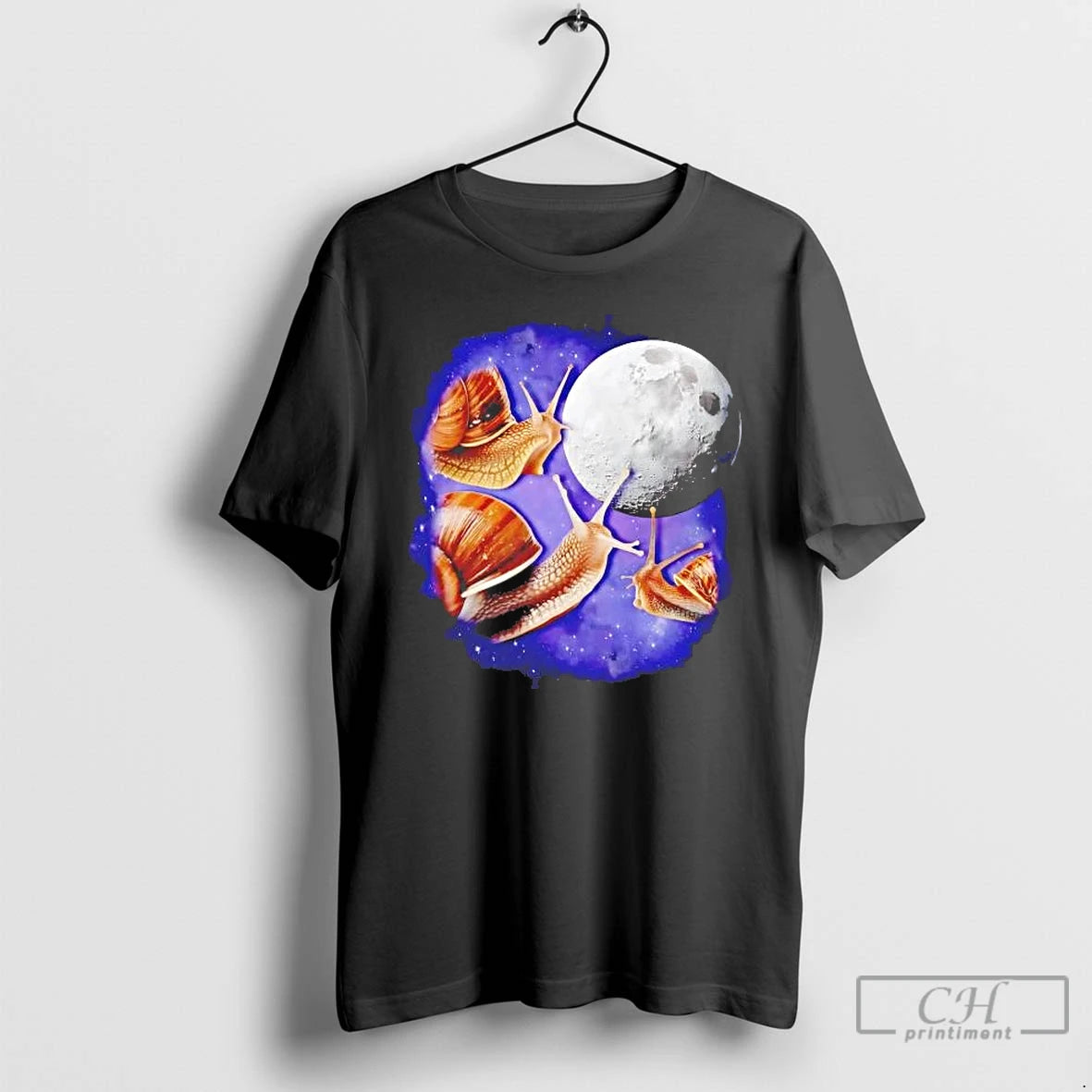 Premium Three Snails With The Moon T-Shirts, Hoodie, Sweatshirt | AU01DripNestTees.com