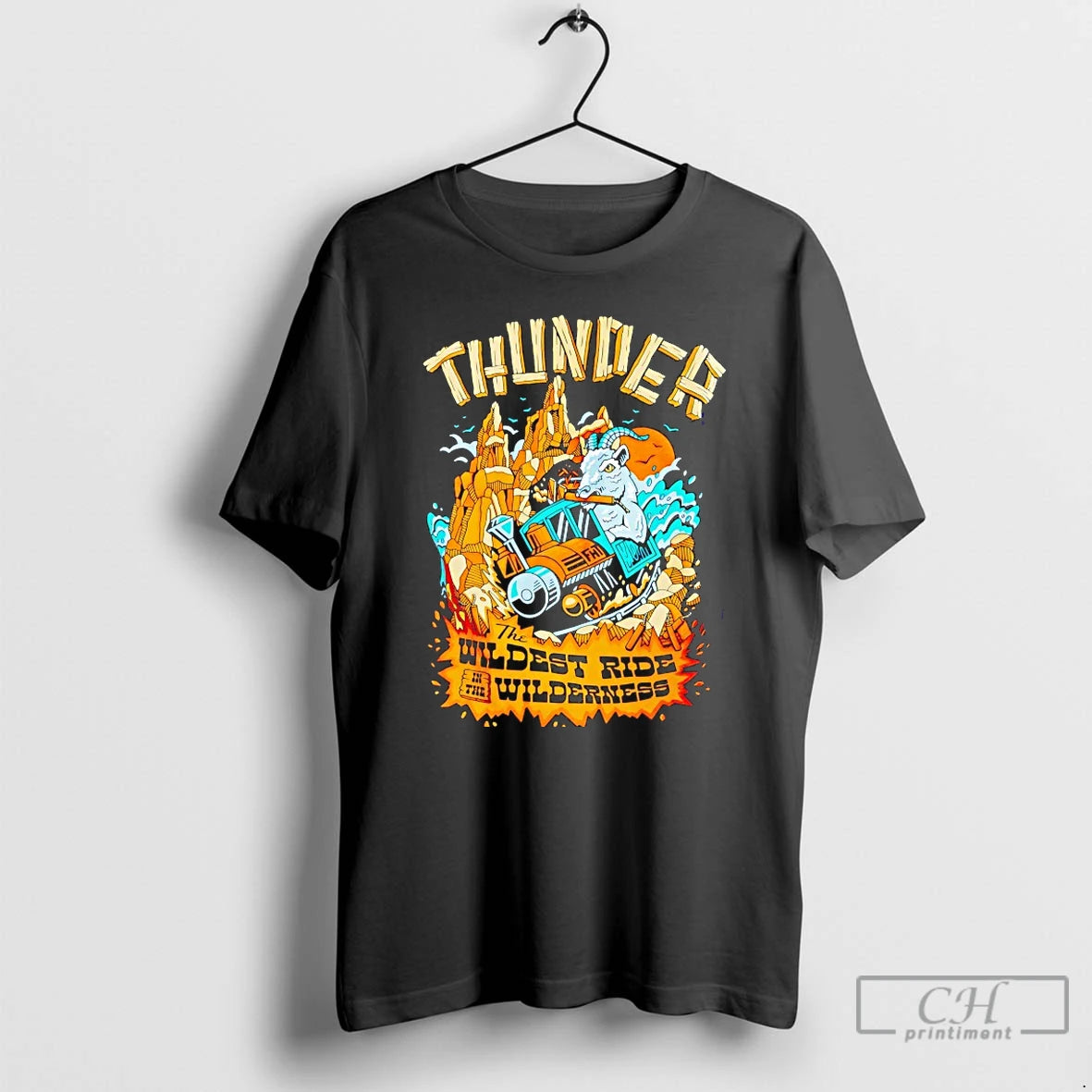 Premium Thunder The Wildest Ride In The Wilderness T-Shirts, Hoodie, Sweatshirt | AU01DripNestTees.com